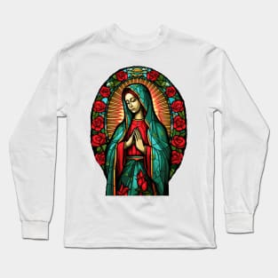 La Virgen de Guadalupe Our Lady of Guadalupe Long Sleeve T-Shirt
